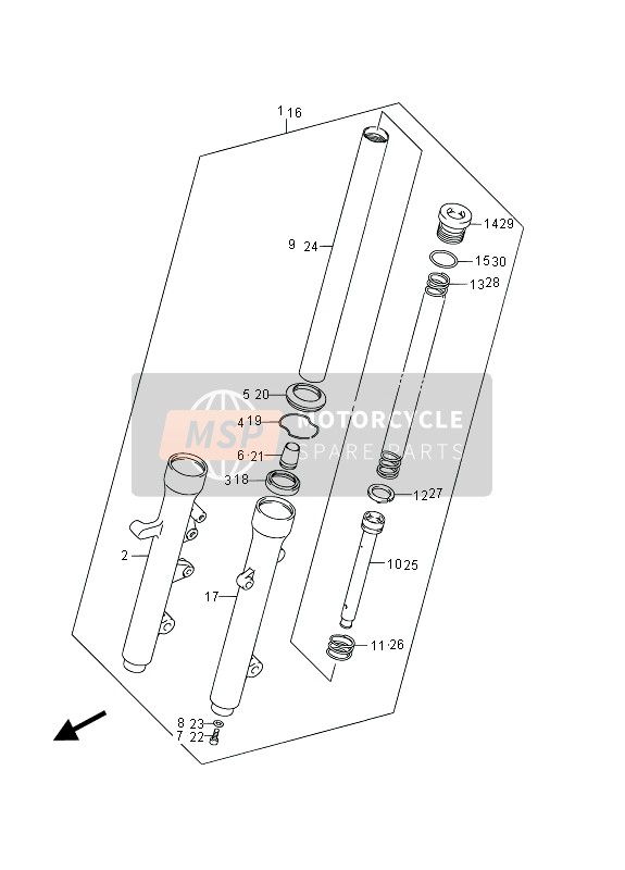 Front Fork Damper (UH200 P19)